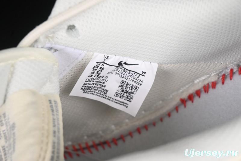 Nike Air Force 1 '07 Low Stussy Collaboration Grey Diamond Lace-Up Casual Sneakers - DM6868-072