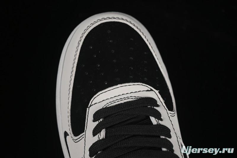 Nike Air Force 1'07 Low GD Collaboration Chrysanthemum Swoosh Casual Sneakers - DF0188-055