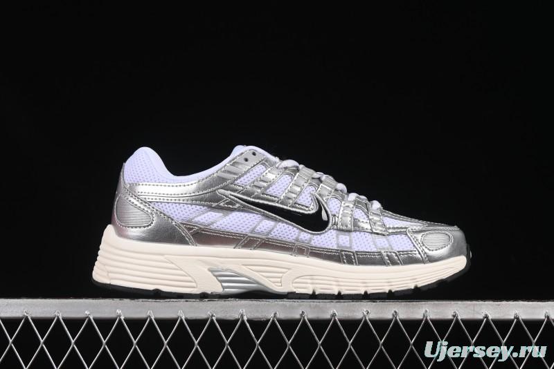 Nike P-6000 Prm Retro Casual Sneakers with Lightweight Design - CD6404-105