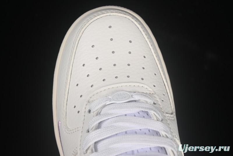 Nike Air Force 1'07 Low Custom Casual Sneakers with Full-Length Air Cushion - DD8959-100
