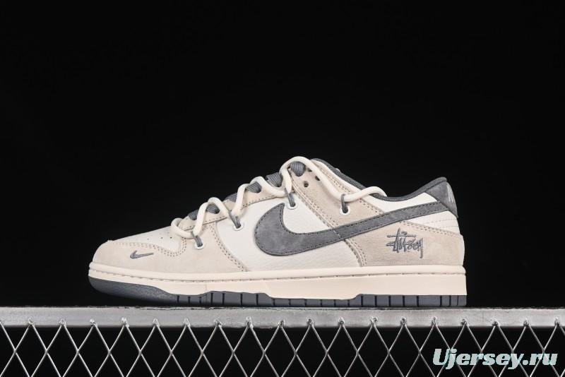 Nike SB Dunk Low Stussy Anniversary Edition Customized Low-Top Skate Shoes - DM6868-093