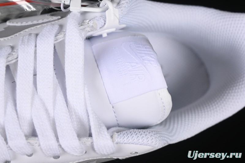 Nike Air Force 1 '07 Low Custom Official Hot Style 2D Theme White Gray Spray Paint Casual Sneakers - CW2288-111