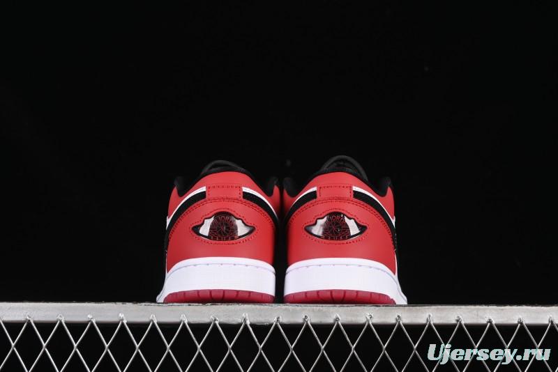 Nike Air Jordan 1 Low "White Black Gym Red" Retro Casual Sneakers - IB8971-106