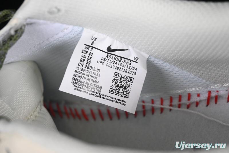 Nike Air Force 1'07 Low Gucci Collaboration Green Grey Pattern Casual Sneakers - XS1958-563