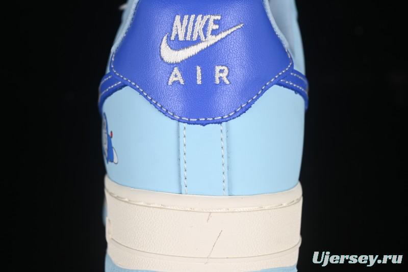 Nike Air Force 1'07 Low Doraemon Casual Sneakers with Full-Length Air Cushion - DF0188-059