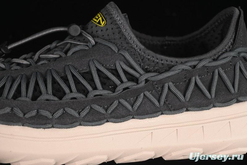 Keen Uneek Flat-M Woven Elastic Strap Outdoor Water Sports Sandals - 1014097