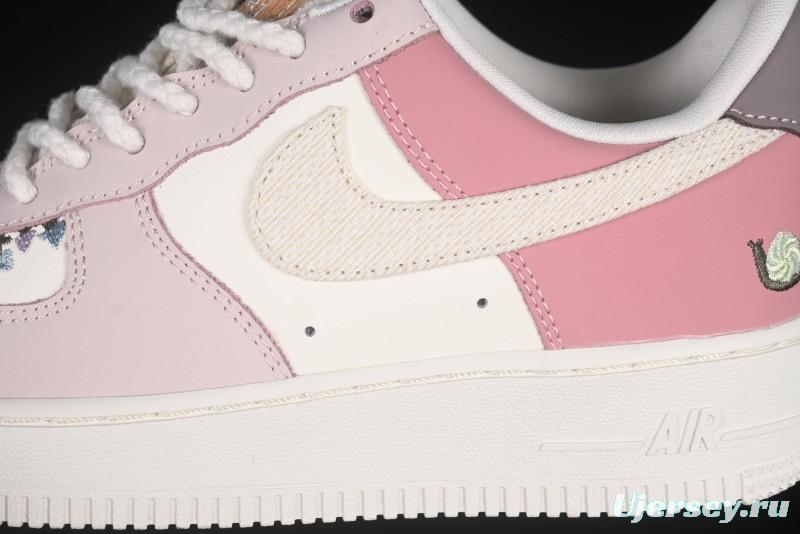 Nike Air Force 1'07 Low Casual Sneakers with Full-Length Air Cushion - IB8874-111