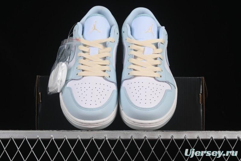 Nike Air Jordan 1 Low AJ1 Mint Blue Casual Lifestyle Sneakers - HJ5999-400