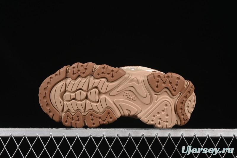 Fila Heritage Fluid Cat Paw 5.0 Retro Dad Shoes with Lace-Up Design - F12W442115FAS