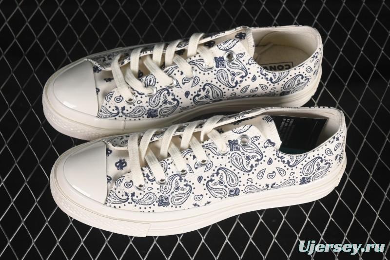 Converse Chuck 1970s Low Top Casual Sneakers with Paisley Pattern - A15752C