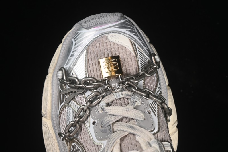 Balenciaga Phantom Sneaker 3XL Running Shoes with Transparent Heel Strap - W3XPL9182