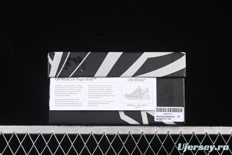 Off-White Be Right Low-Top Lifestyle Sneakers in White Blue - X.E5