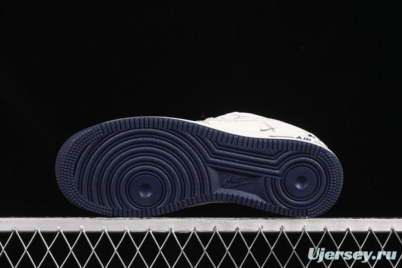 Nike Air Force 1 '07 Low LV Collaboration Black Swoosh Logo Casual Sneakers - XX3168-160