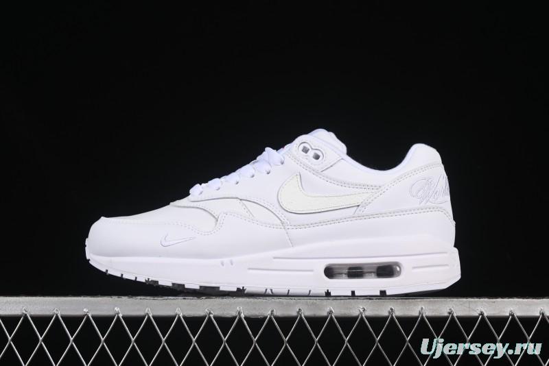 Nike Air Max 1 Retro Running Shoes with Half-Sole Air Cushion - HF8813-100
