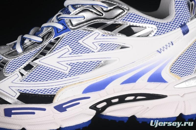 Off-White Be Right Low-Top Lifestyle Sneakers in White Blue - X.E5