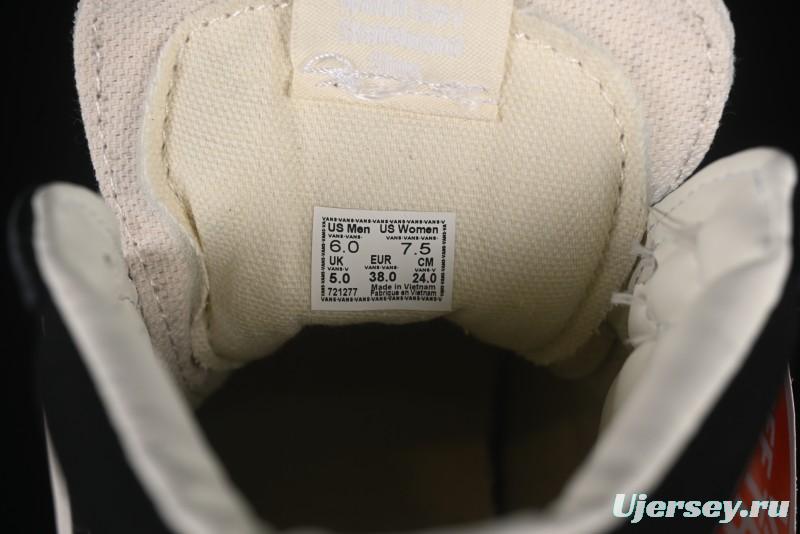 Fear of God x Vans Sk8-Hi High-Top Sneakers in Minimalist Black/White - VN0A2XS1ML5