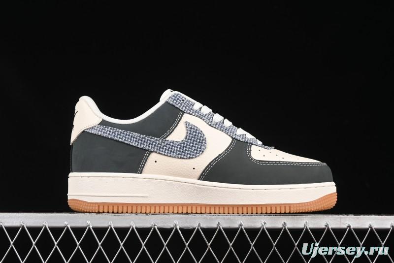 Nike Air Force 1'07 Low Gucci Collaboration Floral Pattern Rubber Sole Casual Sneakers - DF0188-058