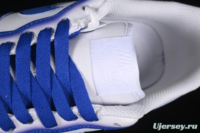 Nike Air Force 1'07 Low Blue Planet Casual Sneakers with Full-Length Air Cushion - ZH0316-079