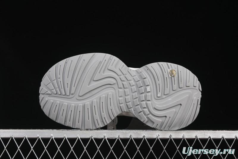 GG-CC Lace Pearl Chain Casual Platform Dad Shoes - 250310 White