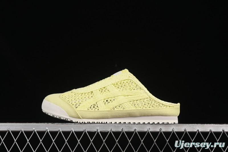 Onitsuka Tiger Mexico 66 Sabot Slip-On Sneakers with Breathable Mesh Upper - 1183A707-750