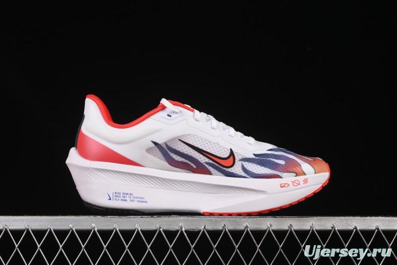 Nike Zoom Fly 6 Lightweight Responsive Running Shoes with Carbon Fiber Plate - HQ3498-100