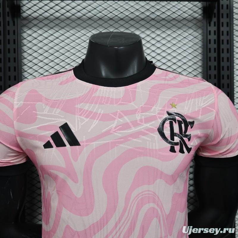 Player Version 25/26 Flamengo Pink with Marble Pattern Jersey