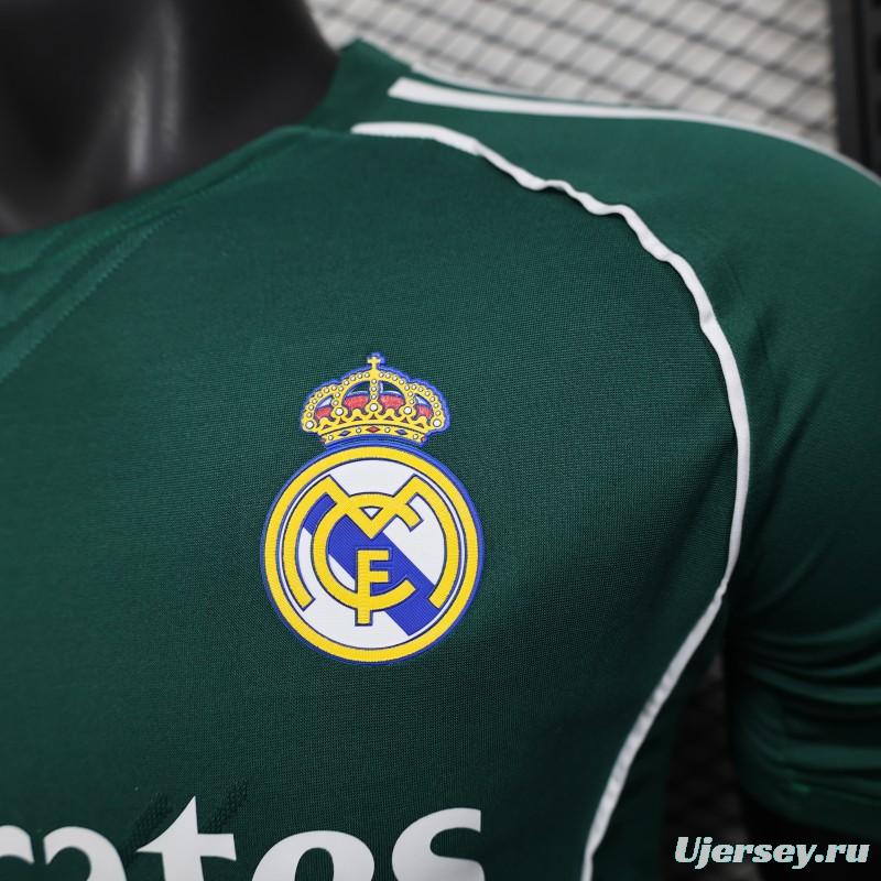 Player Version 25/26 Real Madrid Green with White Trim Jersey