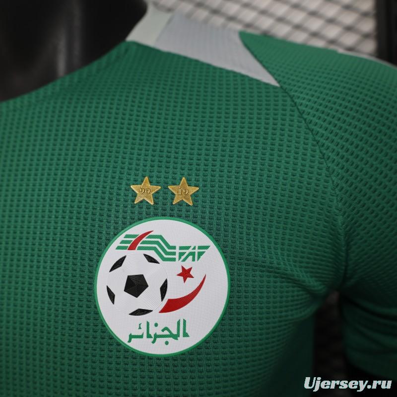 Player Version 2025 Algeria Green with Solid Color Jersey