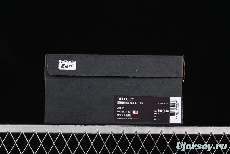Onitsuka Tiger Delecity Thick Sole Low-Top Lifestyle Casual Shoes - 1183B874-104