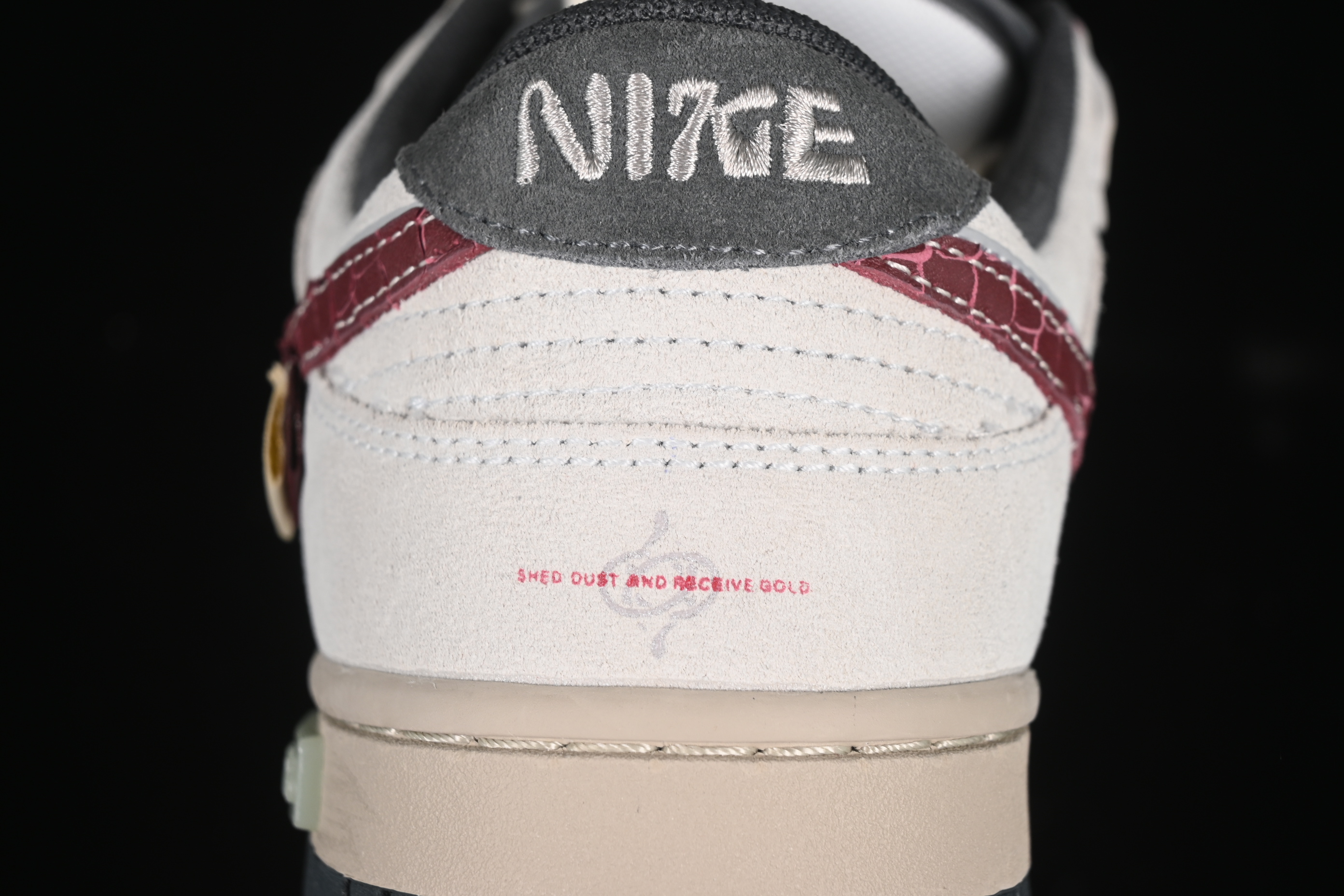 Nike Dunk Low Retro 'Double Swoosh' CNY Year of the Snake Panda Mischief Casual Sneakers - HV1800-101