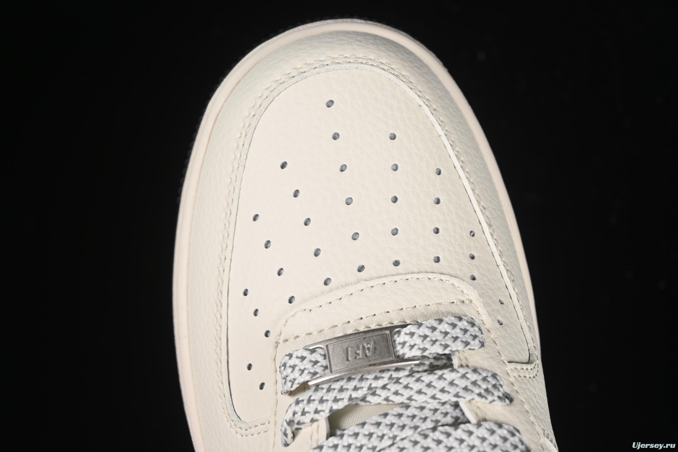 Nike Air Force 1'07 Low LV Collaboration Off-White Black Sole Casual Sneakers - XX3168-139