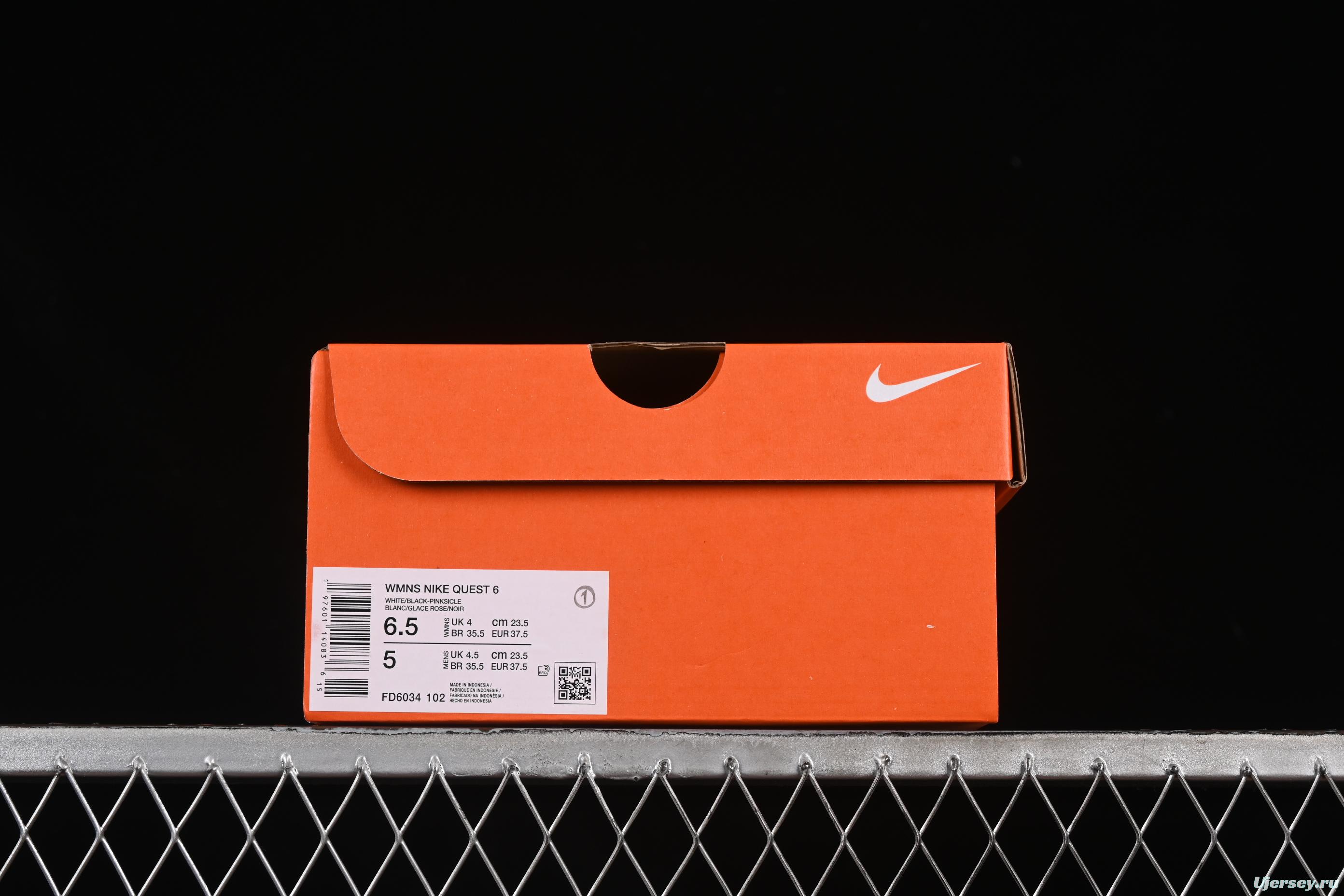 Nike Quest 6 Cushioned Lightweight Running Shoes - FD6034-102