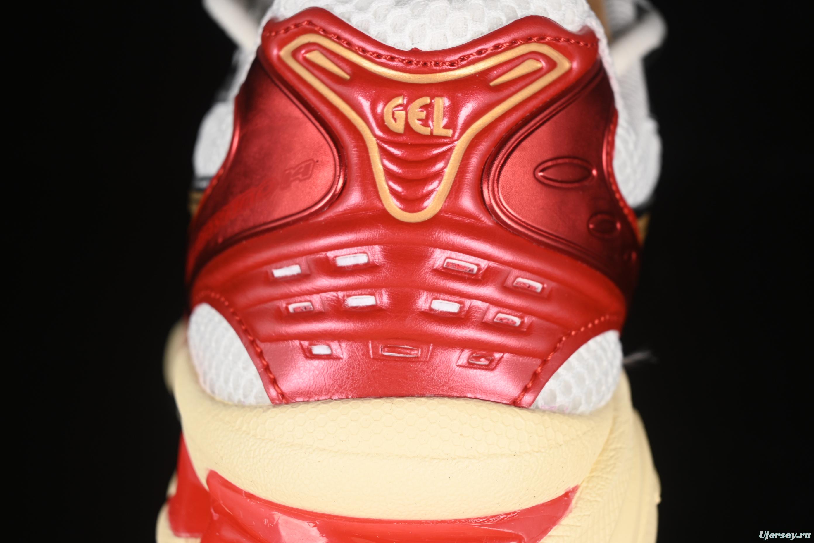 Asics Gel-Kayano 14 Running Shoes with Engineered Elastic Double-Layer Recycled Knit Upper and 3D Visible GEL Cushioning - 1203A692-100