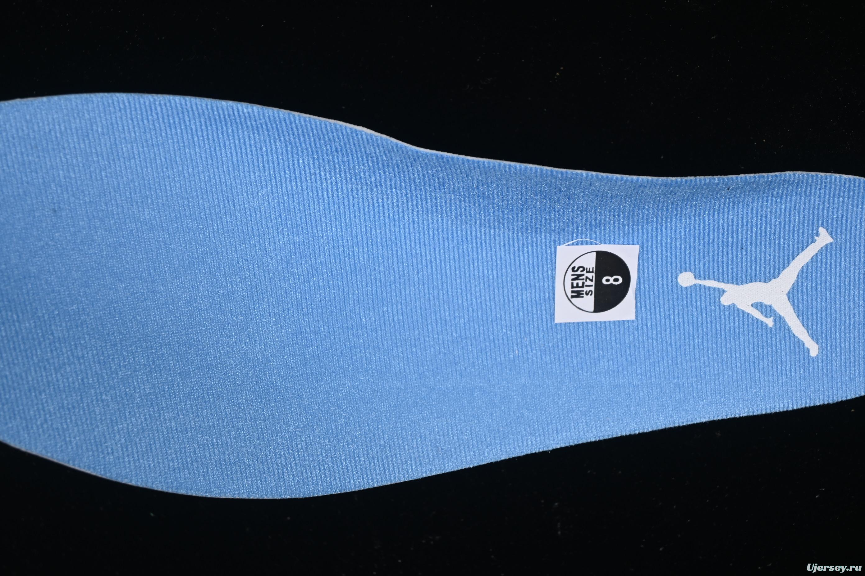 Nike Air Jordan 12 Retro Basketball Shoes in White University Blue - CT8013-112