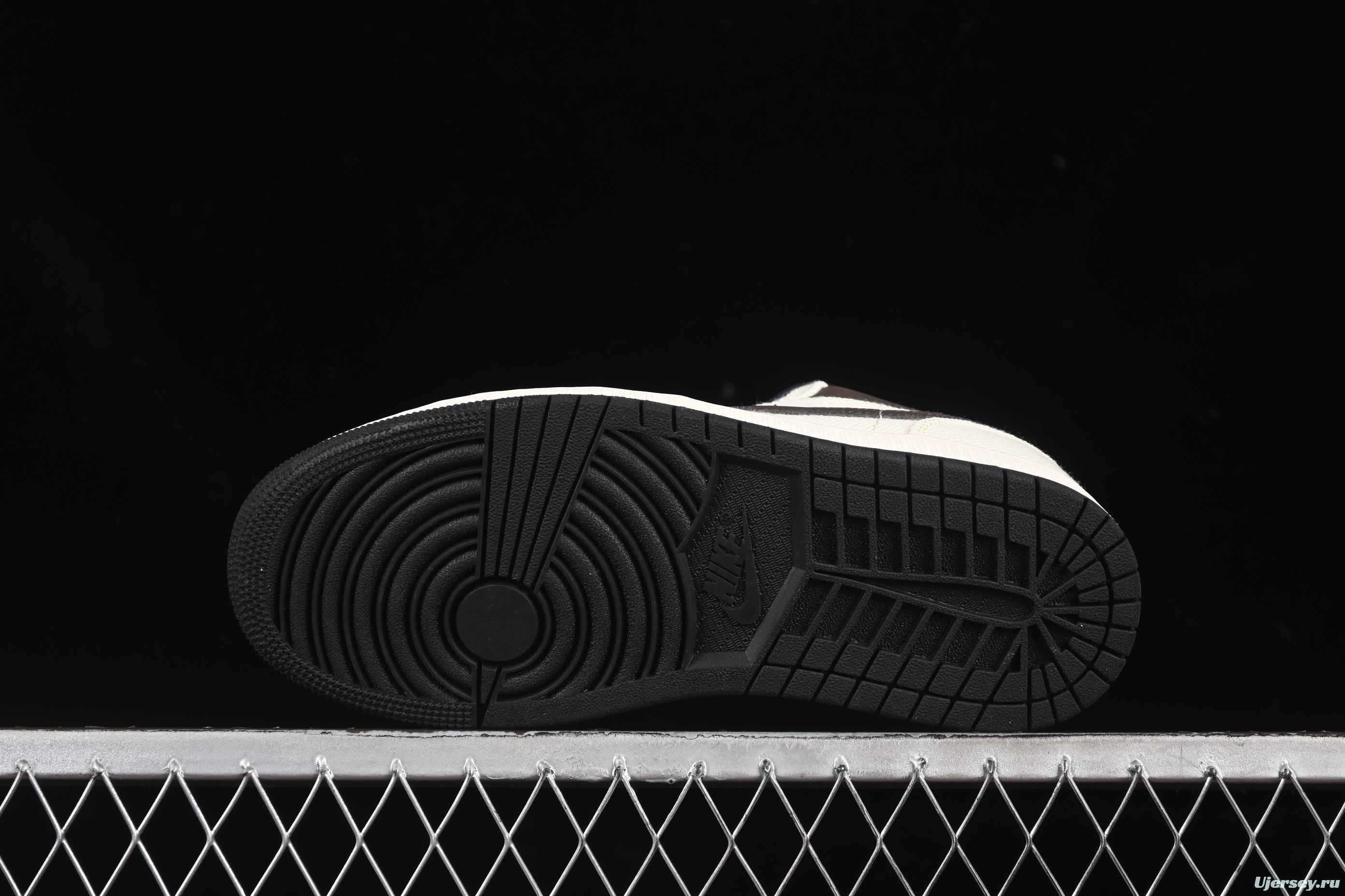 Nike Air Jordan 1 Low "Dongdan" Casual Sneakers in Woven Beige - IB8058-110