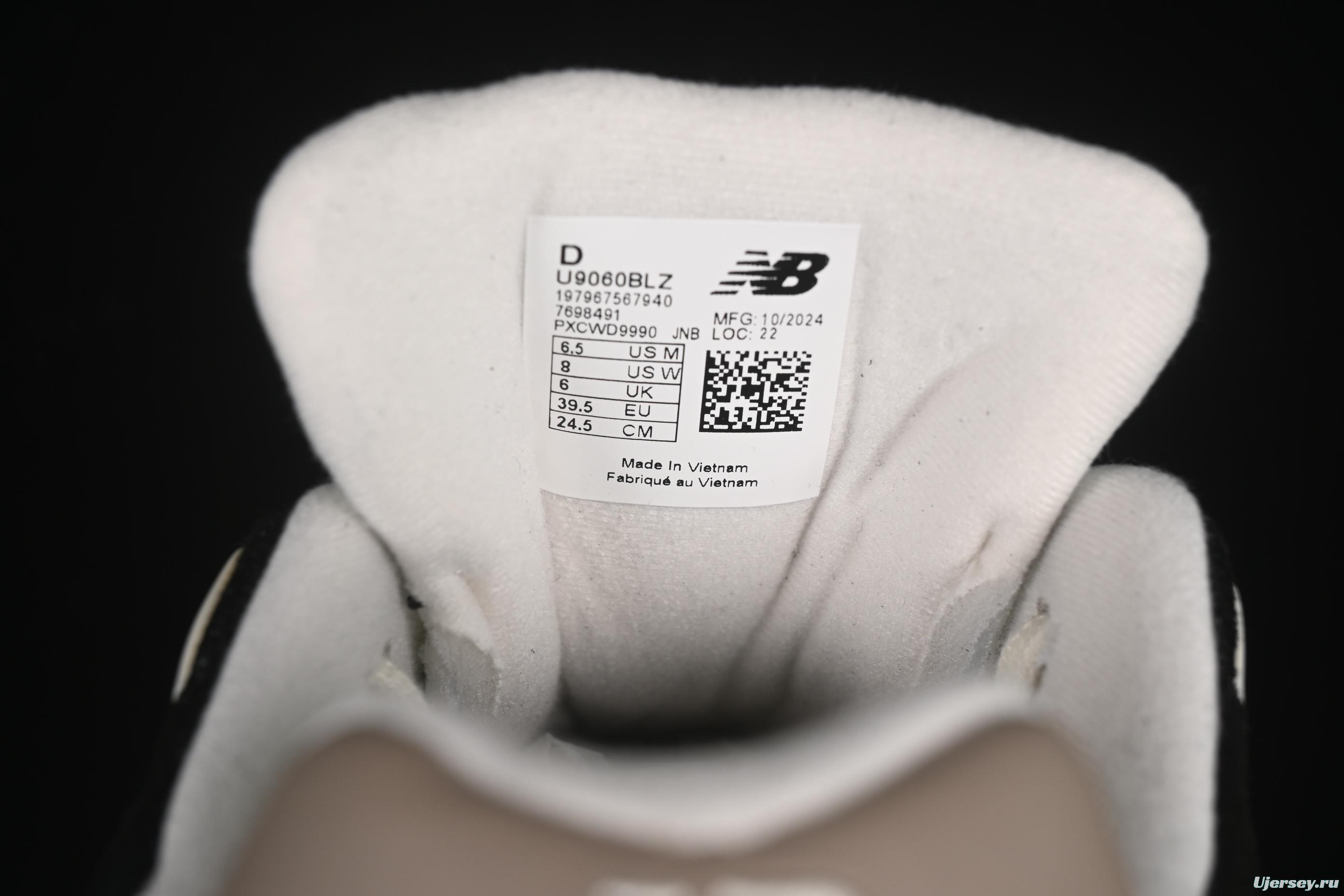 Joe Freshgoods x New Balance 9060 Retro Running Sneakers with ABZORB Cushioning - U9060BLZ