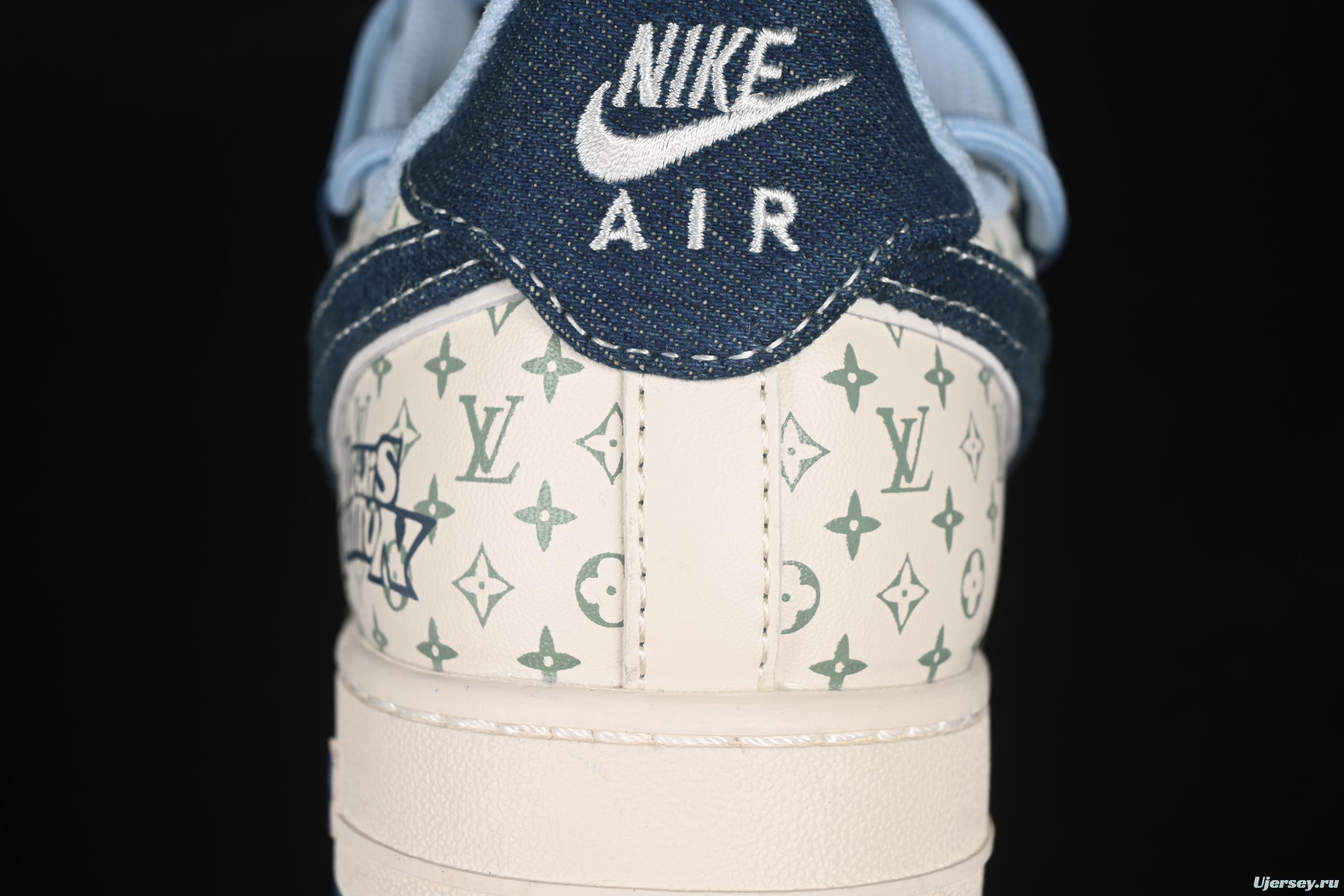 Nike Air Force 1'07 Low LV Collaboration Print Drawstring Casual Sneakers - DM6868-096