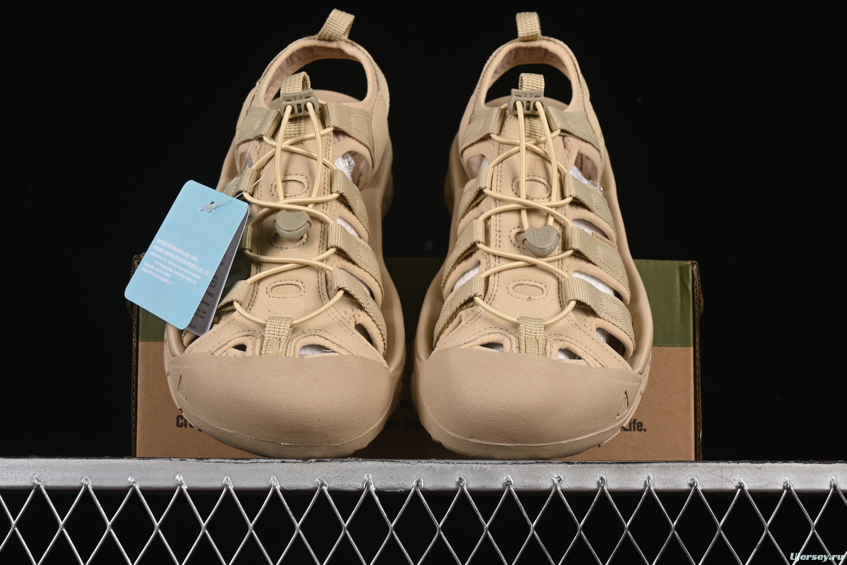 Keen Newport Summer Trendy Woven Stretch Water Hiking Outdoor Sandals - 1022258 Beige