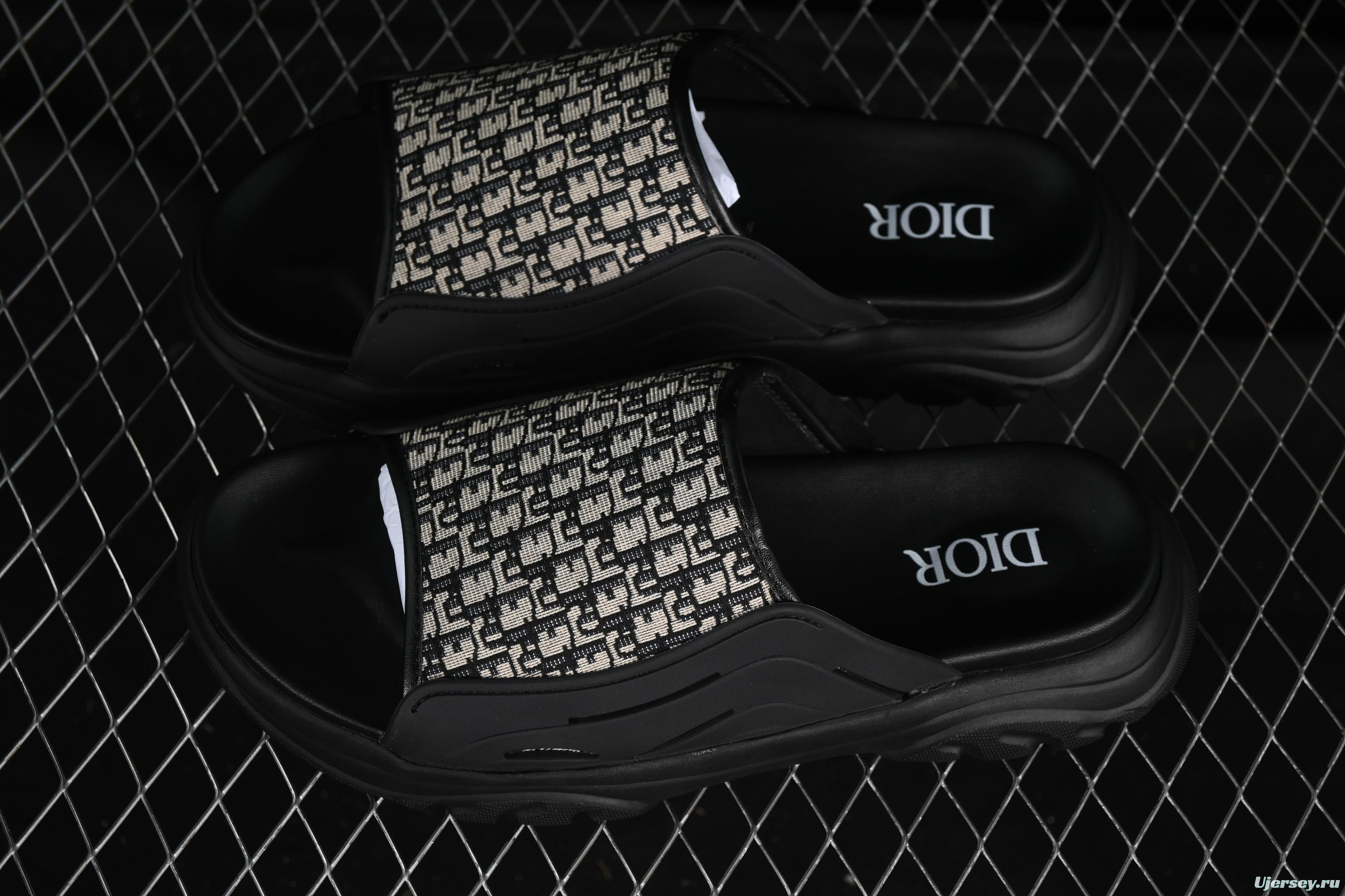 Dior H-Town Oblique Summer Men's Platform Casual Sandals - 3SA132ZYF