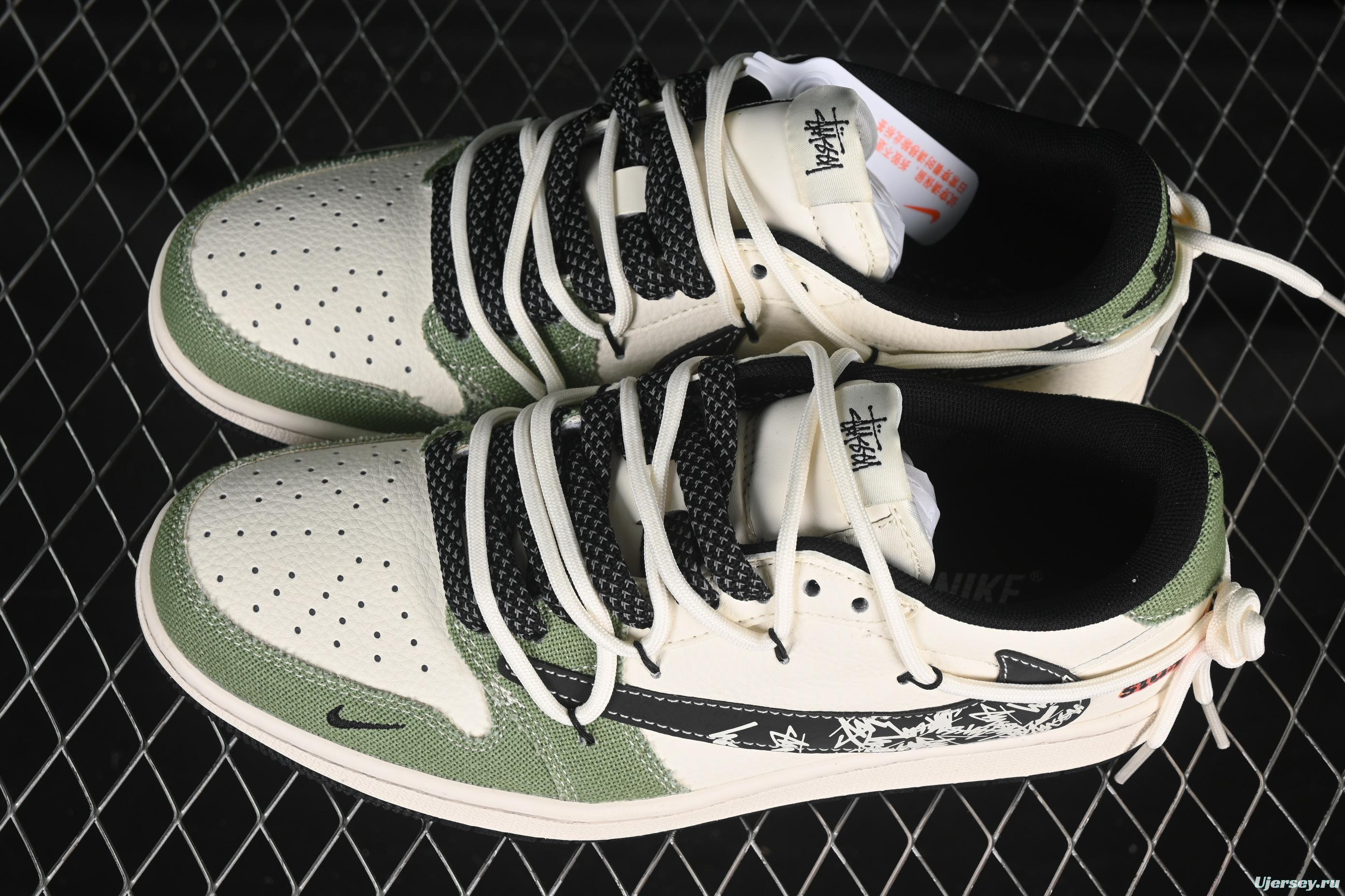 Nike Travis Scott x Fragment Design x Air Jordan 1 Low OG SP Sneakers - DM6868-102