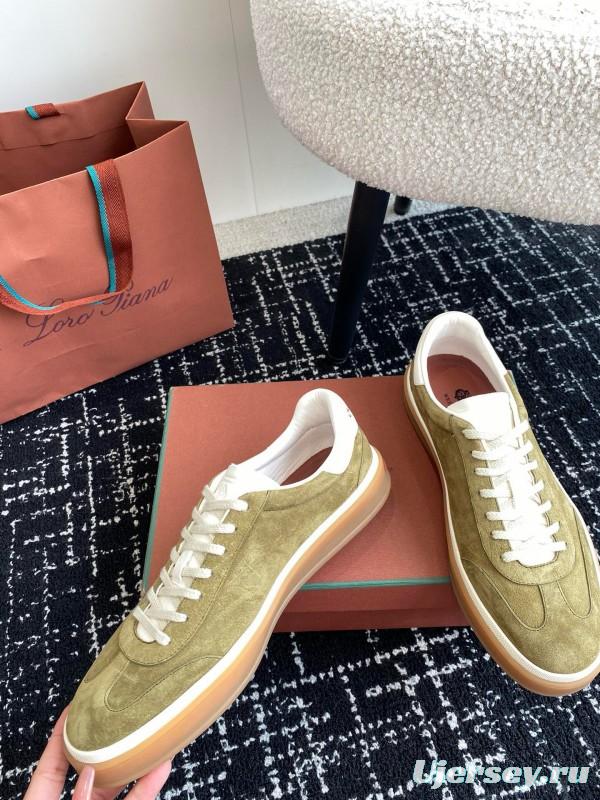 2024 Unisex LP Beige Suede Leather Sneakers MJ00320