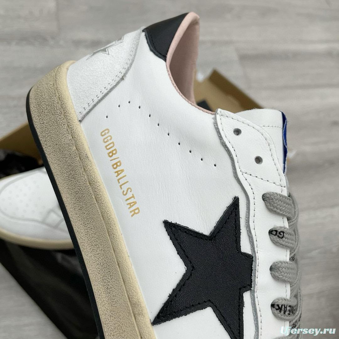 2024 Unisex GGDB White Black Leather Sneakers MJ00260