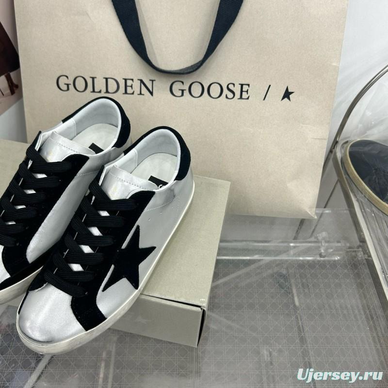 2025 Unisex GGDB White Black Leather Sneakers
