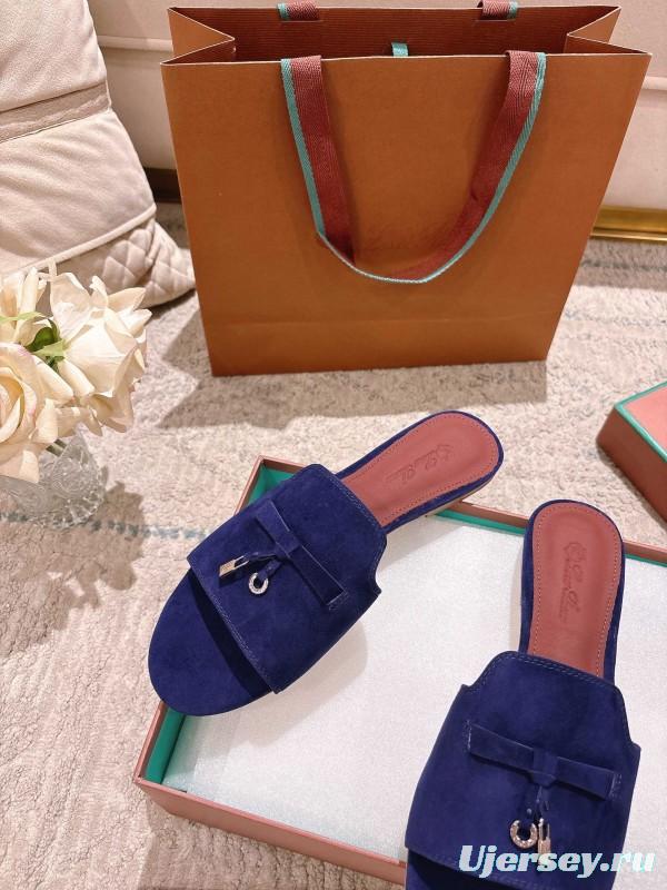 2025 Slippers LP Blue Suede Slide LY00000