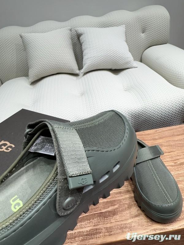 2025 UGG Green Mesh Slippers KFY00220