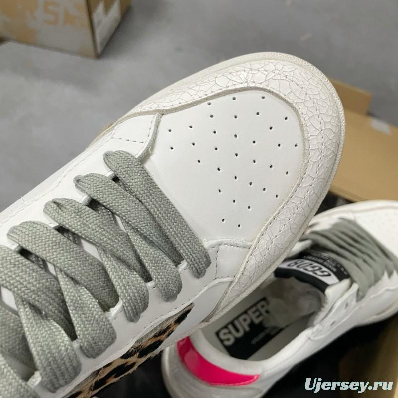 2024 Unisex GGDB White Leopard Leather Sneakers MJ00260