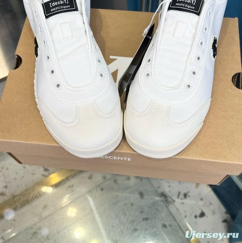 2024 Unisex Descente White Canvas Plimsolls MJ00280