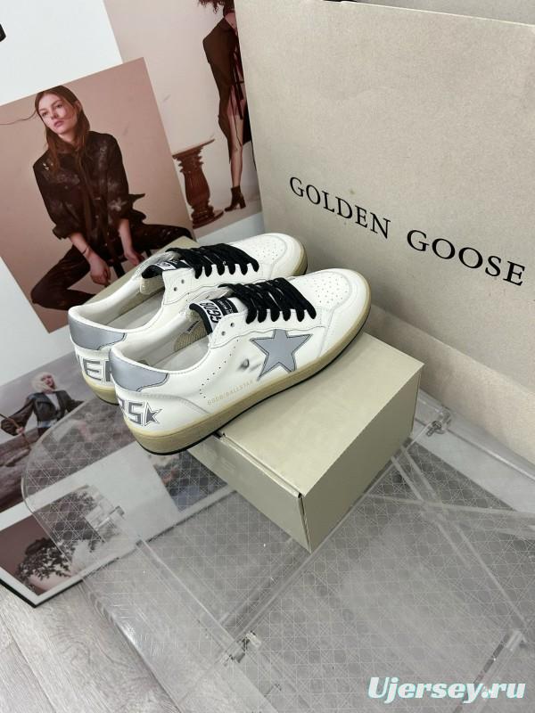 2024 Unisex GGDB White Grey Leather Sneakers MJ00260