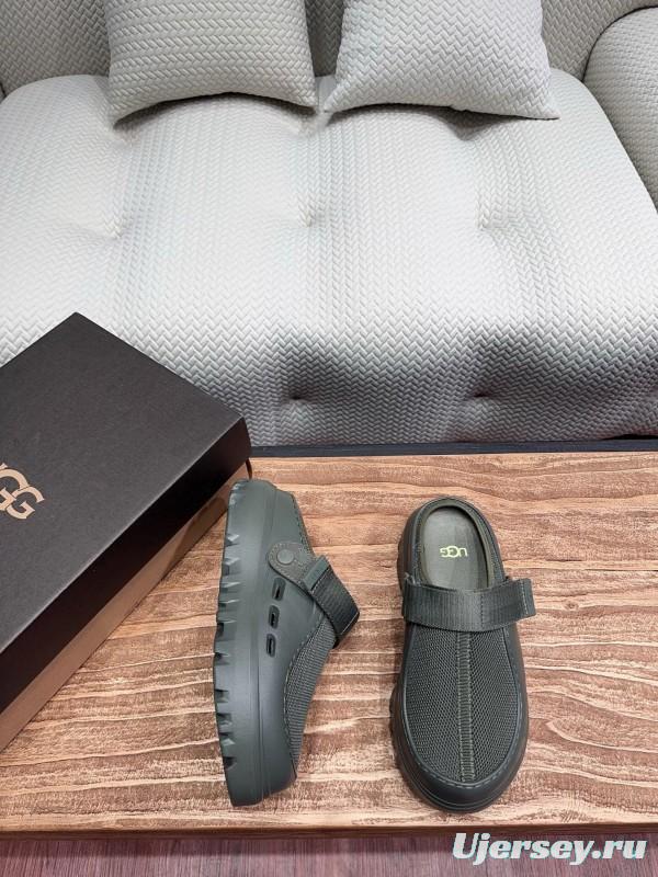 2025 UGG Green Mesh Slippers KFY00220