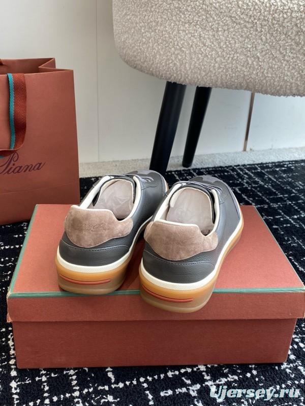 2024 Unisex LP Grey Suede Leather Plimsolls MJ00320